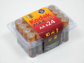 Элемент питания LR6 Kodak Max (24 в пласт. боксе,480)